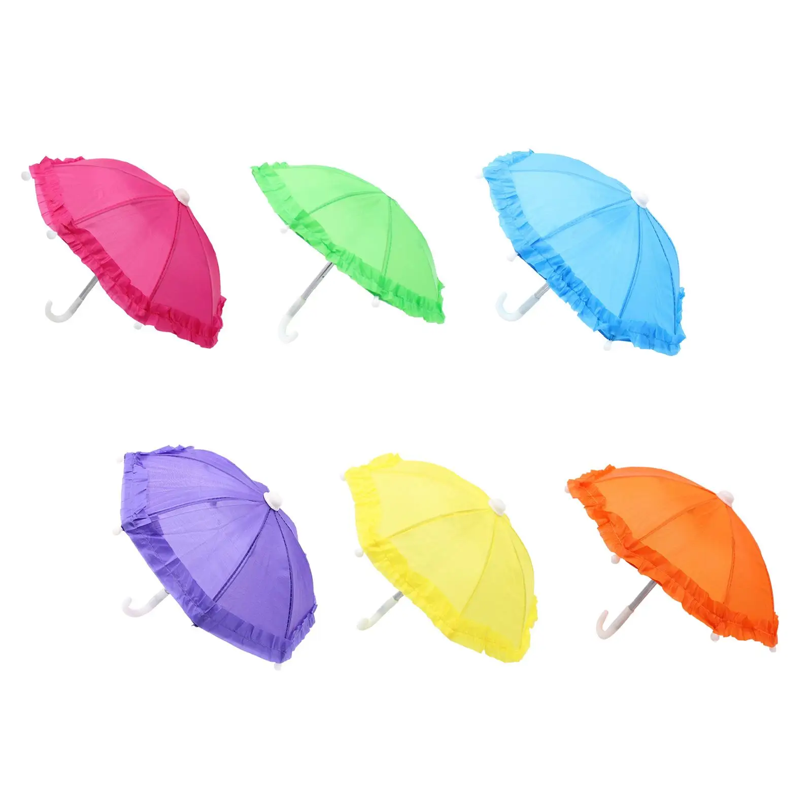 Mini guarda-chuva decoração de jardim pendurado ornamento adereços decorativos crianças brinquedo