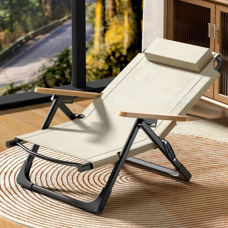 

Folding Outdoor Chair Beach Camping Rest Chair Lightweight Design Stable Structure Weight Telo Mare Da Spiaggia Furniture