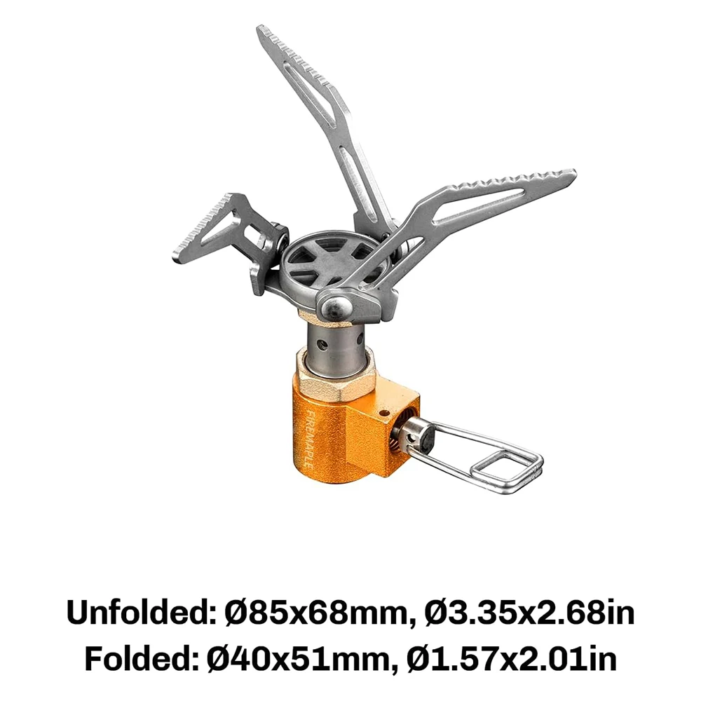 Fire Maple Ultralight Titanium Rocket Stove 2600W Portable Backpacking Burner Outdoor Hiking Cooking FMS-300T Mini Gas Burner