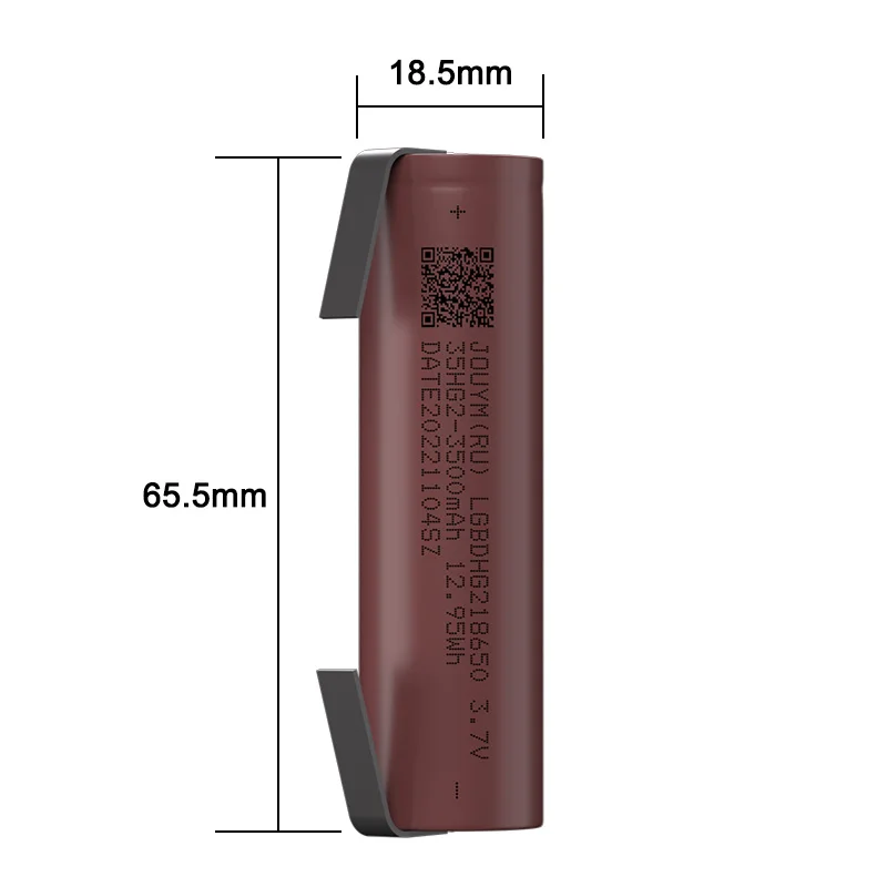 JOUYM-batería 18650 hg2 3500mAh 3,7 V, célula de potencia de descarga de alta corriente 30A