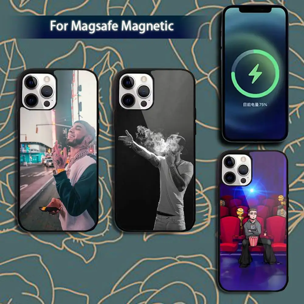 

Rapper A-Anuel AA Real Phone Case For iPhone 16,15,14,13,12,11,Pro,Max,Plus,Mini,Magsafe,Magnetic Wireless Charging Case