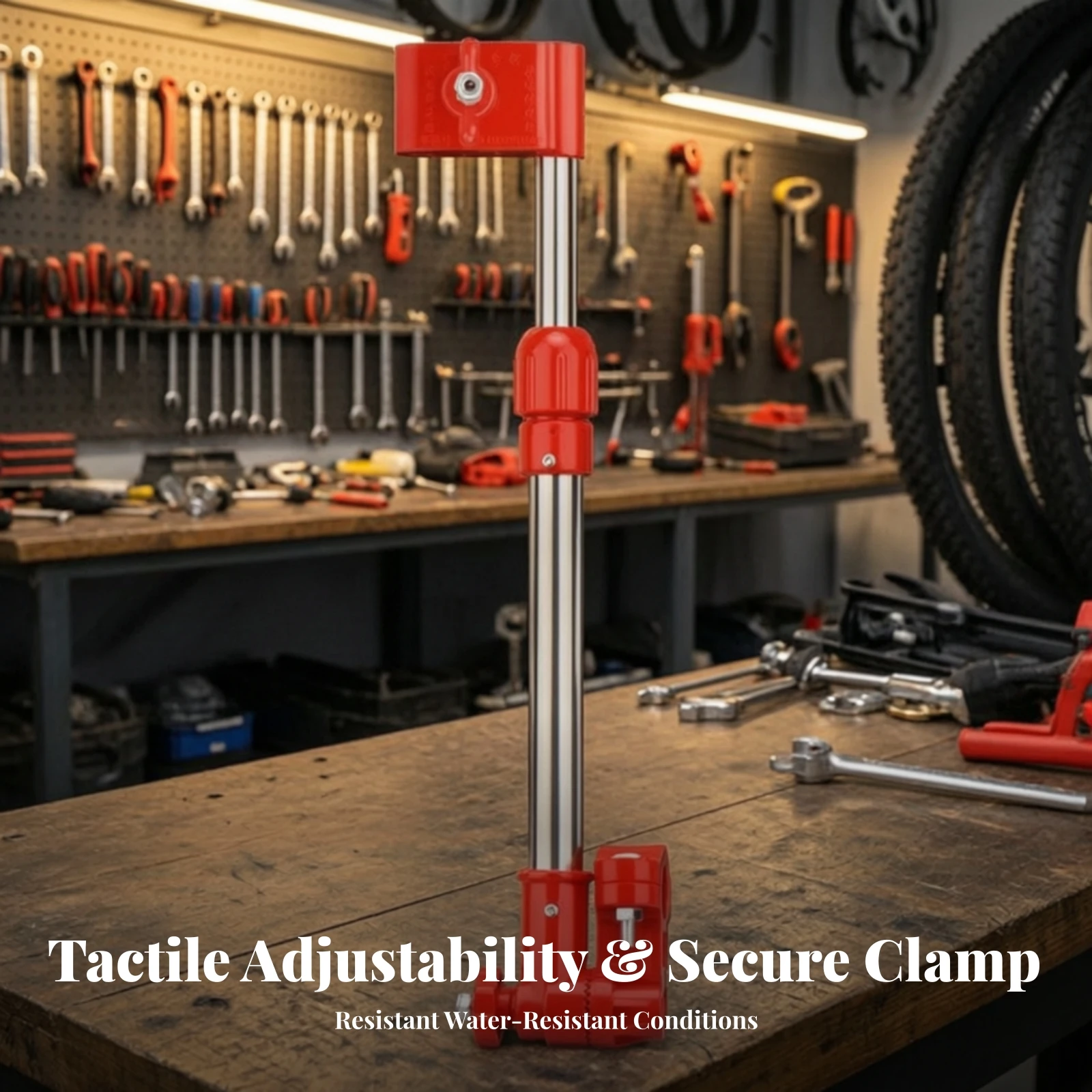 Telescopic Umbrella Holder Handsliberated Umbrella Holder with Clamp 360-Degree Easy to Install for Parents, Strollers, Bicycles