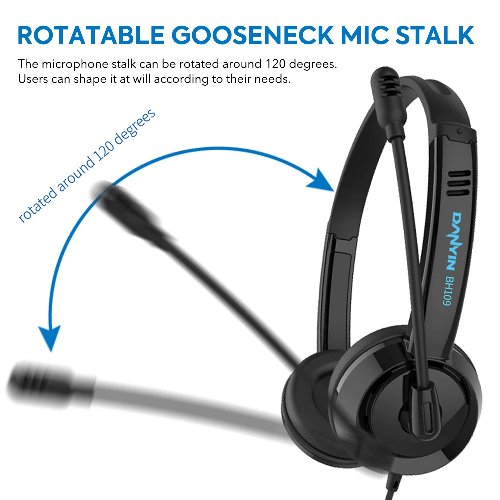 سماعة رأس سلكية قوية مع ميكروفون ، صوت ، يو إس بي ، سماعات رأس للأعمال ، مكالمة واضحة ، خدمة العملاء ، سماعة رأس سلكية للمكتب ، من من من من من من من من الخارج