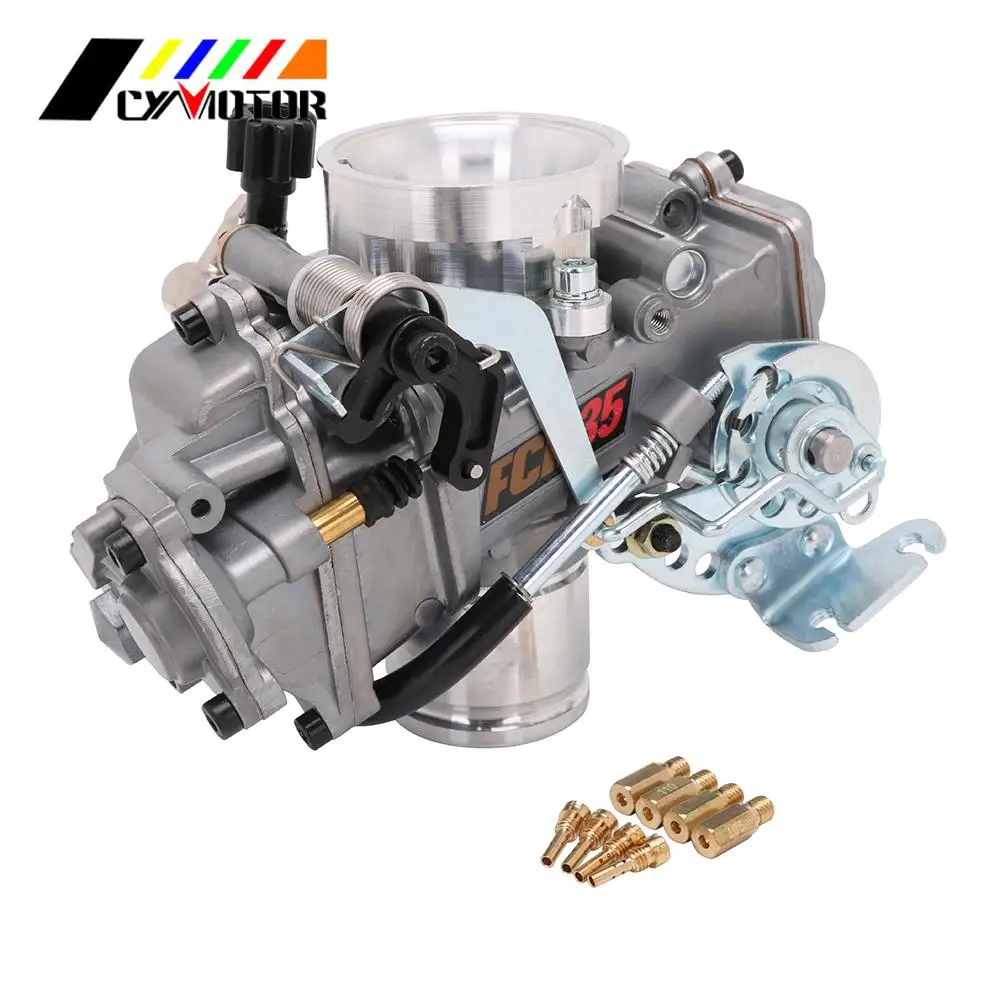 Motorcycle Zinc Alloy Carburetor Carburador FCR 28mm 35mm 41mm Power Jet Universal For Keihin Honda KTM CRF 250cc-450cc