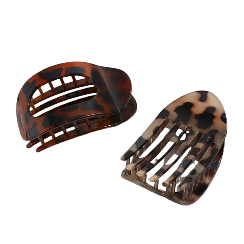 

Retro high aesthetic curved hair clip with a back of the head temperament, half tied hair clip, female 2025 new hair accessory