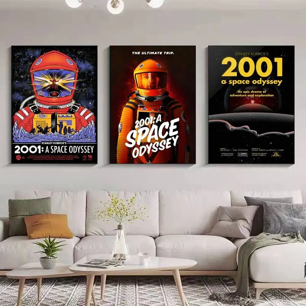 2001 A Space Odyssey Poster Canvas Painting For Living Room Home Decor Wall Art Sticker For Bar Living Vintage Decor Print Gift