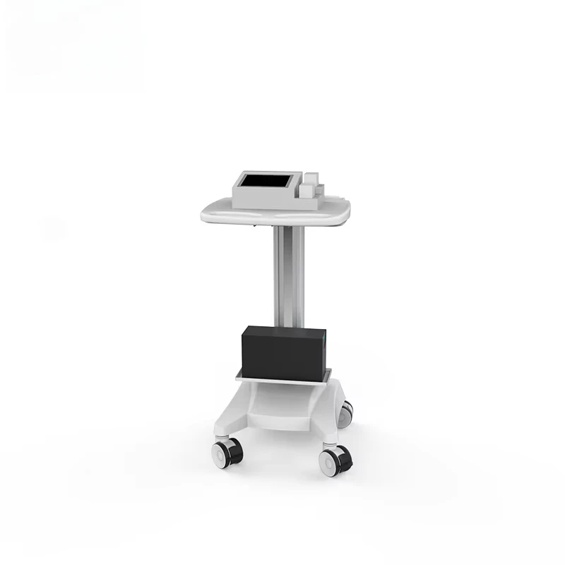 Modern Multifunctional Aluminum Medical Cart Cabinet Hospital Workstation Adjustable Height 5 Casters