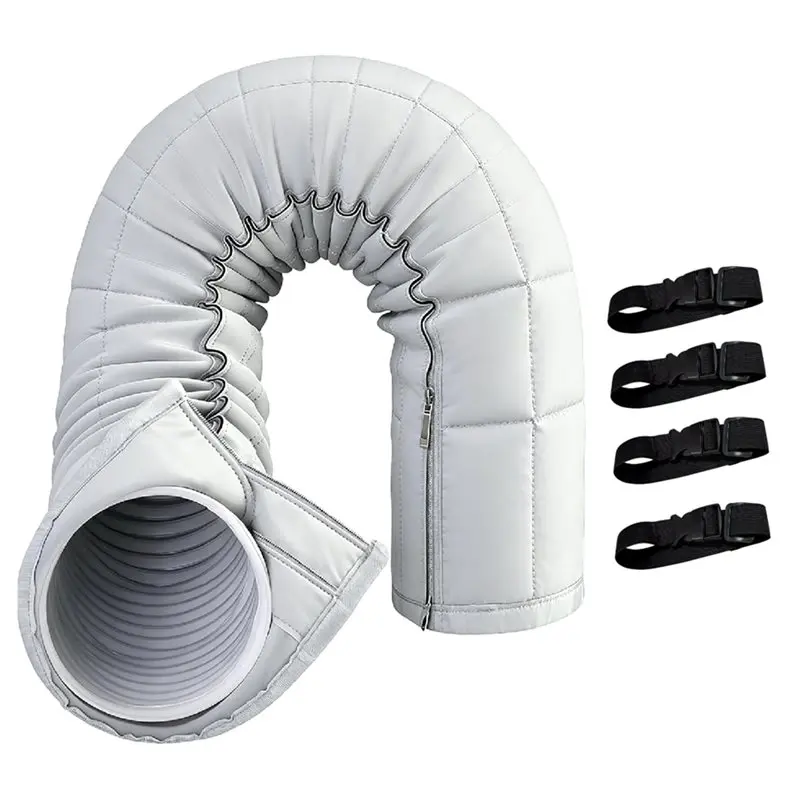 EYFL-Air Conditioner Hose Insulation Cover, Portable Air Conditioner Hose Cover Wrap, Zipper Insulated AC Hose Sleeve