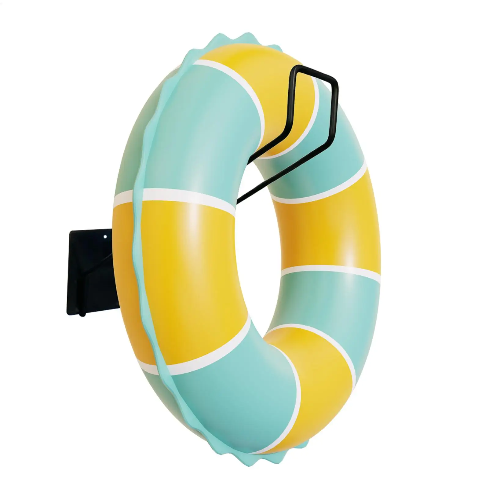 Pool Float Holder Storage Rack Wall Mount Iron Space-Saving Organization Pool Float Storage For Swimming Backyard Patio Garage