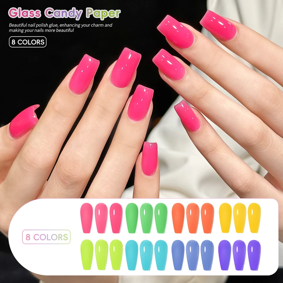 XEIJAYI 1pc Candy Series Gel Nail Polish , UV LED Immersion Nail