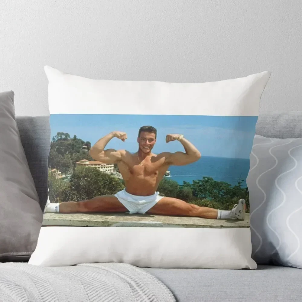 Jean Claude Van Damme Splits Throw Pillow anime girl Pillow Cases Decorative pillow