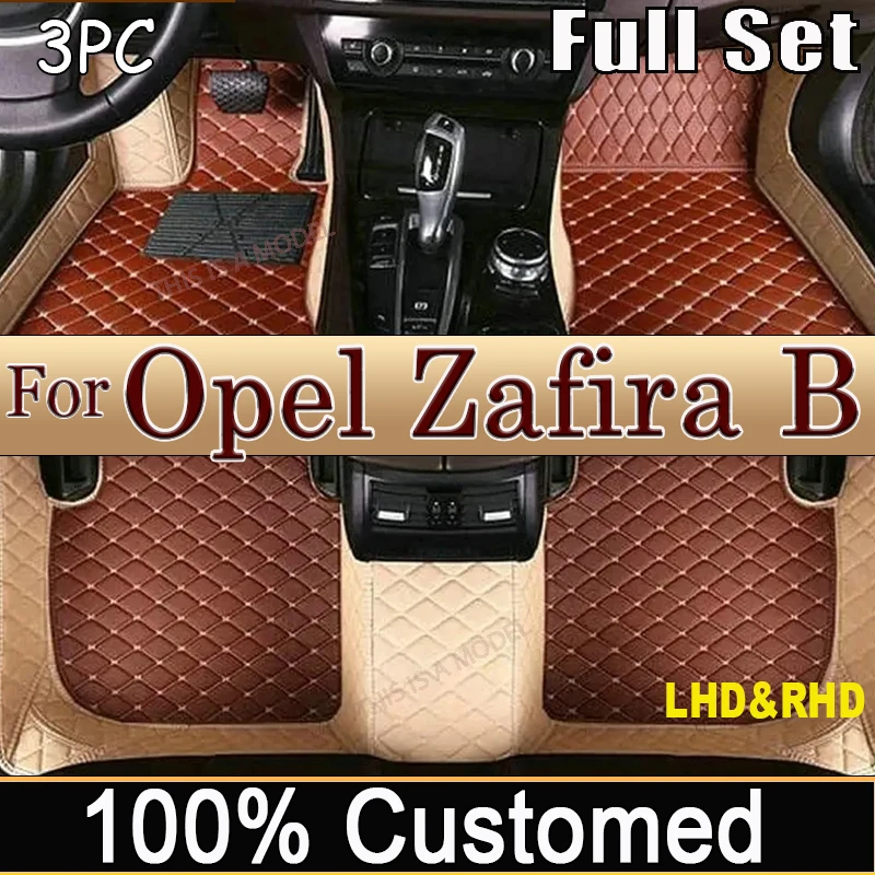 

Автомобильные коврики для Opel Zafira B A05 2005 ~ 2014, 7 местный автомобильный коврик, аксессуары для авто, коврики, автомобильные коврики, напольные автомобильные аксессуары