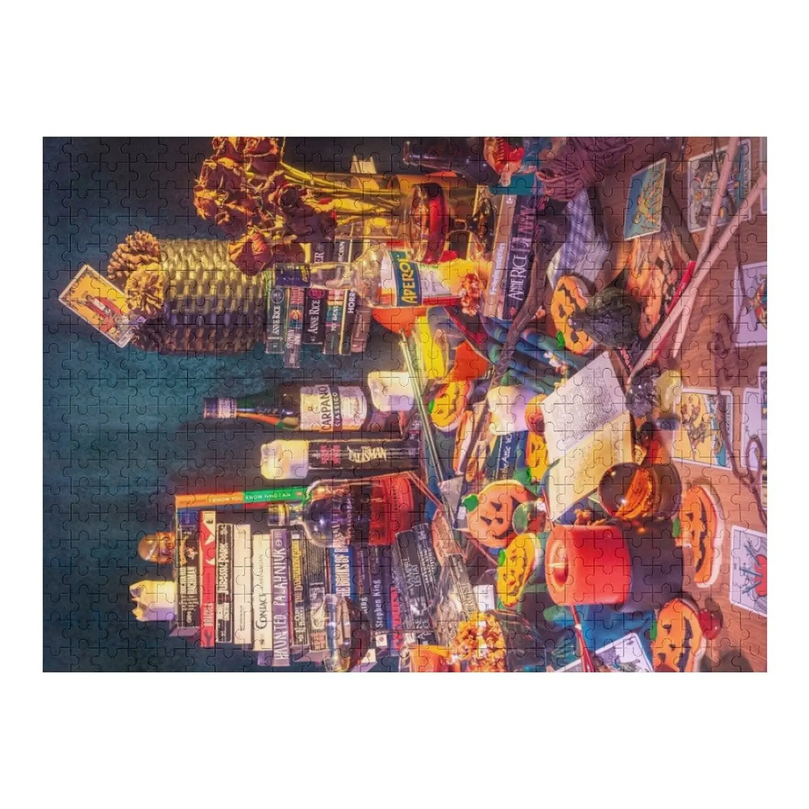 

Spooky Season Jigsaw Puzzle Custom With Photo Customized Toys For Kids Wood Photo Personalized Custom Photo Puzzle