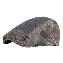 Sombreros de Newsboy ajustables para hombres y mujeres, gorra plana, Cabbie irlandés Gatsby, boinas de hiedra de Tweed