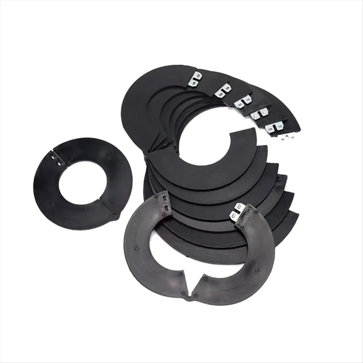 Compatible Excavator Gasket, Non Removable Bucket Shaft Self Locking Gasket, Bucket Pin Gasket, Self-Locking Gasket