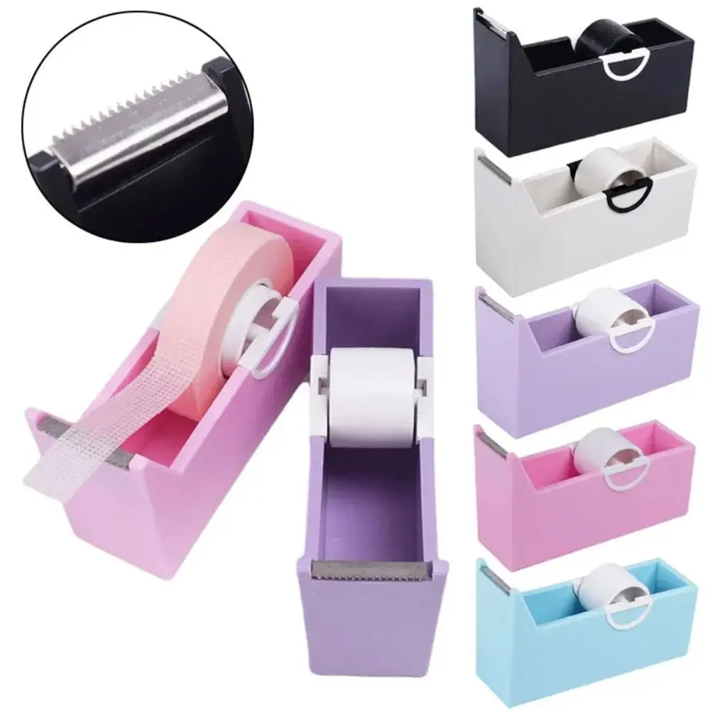 Rotating Tape Eyelash Extension Tape Cutter Washable Plastic Lash Adhesive Tape Split Tools Eyelash Extension Tape Holder