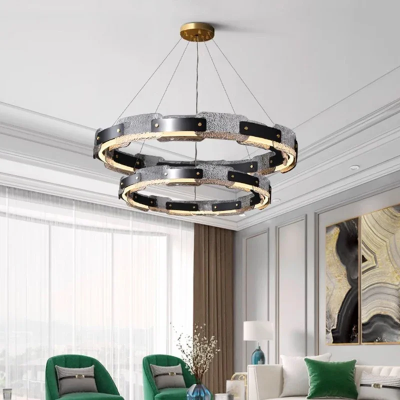 

Modern Stair Pendant lights indoor lighting Ceiling lamp hanging light led Chandeliers for living room indoor lightin chandelier