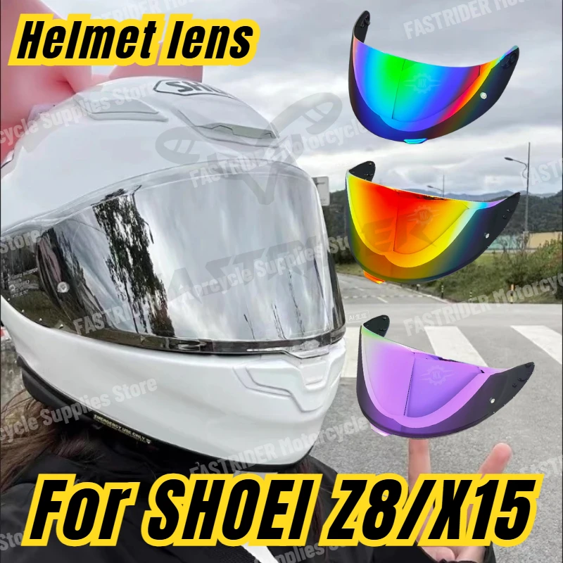 

Suitable for SHOEI Z8/X15 Helmet Lenses, Color-changing Film, Windshield and Sun Protection, Day and Night