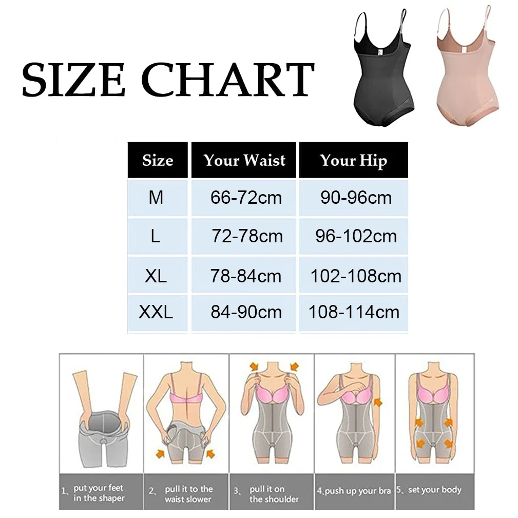 Binders and Shapers Shapewear Women Bodysuit Flat Belly Slimming Sheath Reducing Girdle Tummy Control Butt Lifter Modeling Strap