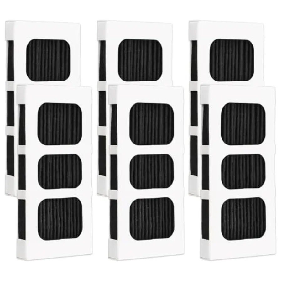 6 PACK Refrigerator Air Filter Replacement Compatible with Frigidaire PAULTRA2 Pure Air Ultra 2 PureAir Ultra II and Electrolux