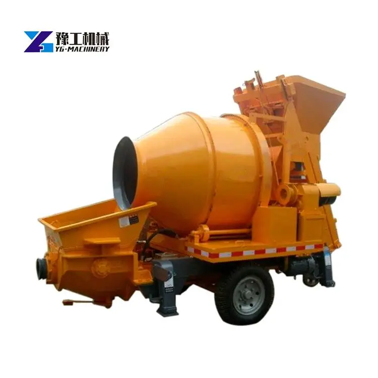 YG 37-30 Portable concrete pump fine stone mortar concrete pouring pump Lightweight Electric Mobile Static Concrete Pouring Pump