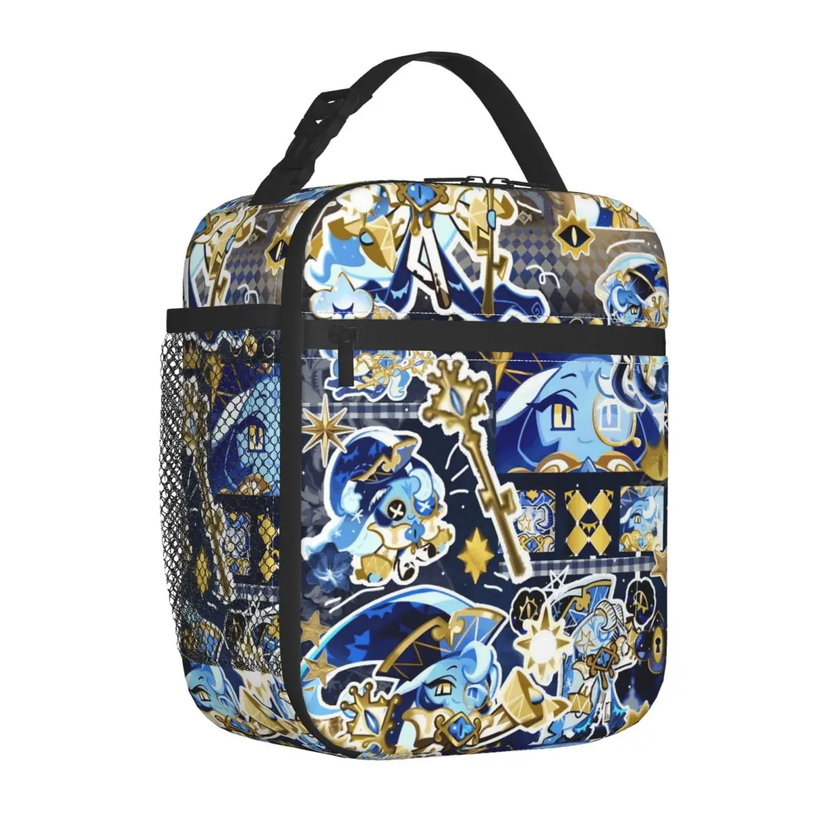 Shadow Milk Cookie Run Kingdom Insulated Lunch Bags Large Meal Container Thermal Bag Tote Lunch Box School Picnic Food Handbags