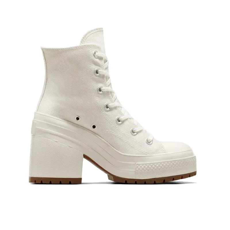 2024 Hot Seller New Women Platform Sneakers Canvas Shoes Personalized Luxry Heels Skateboard Casual Fashion Vulcanized Shoes