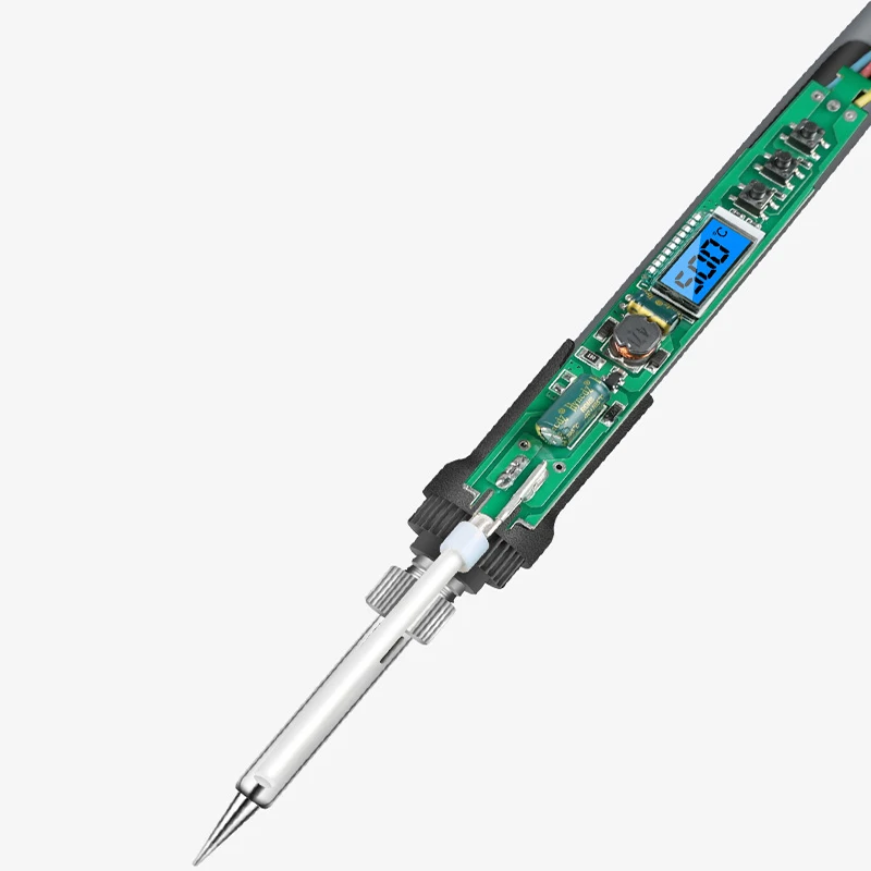 LCD Digital Display Adjustable Temperature Internal Heating Type Electric Soldering Iron 60W Solder Welding Desoldering Tools