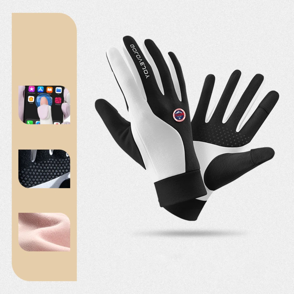 

Winter Gloves for Anyone Touchscreen Warm Windproof Non Slip Cold Weather Outdoor Cycling Driving Motorcycle Riding Work Gloves