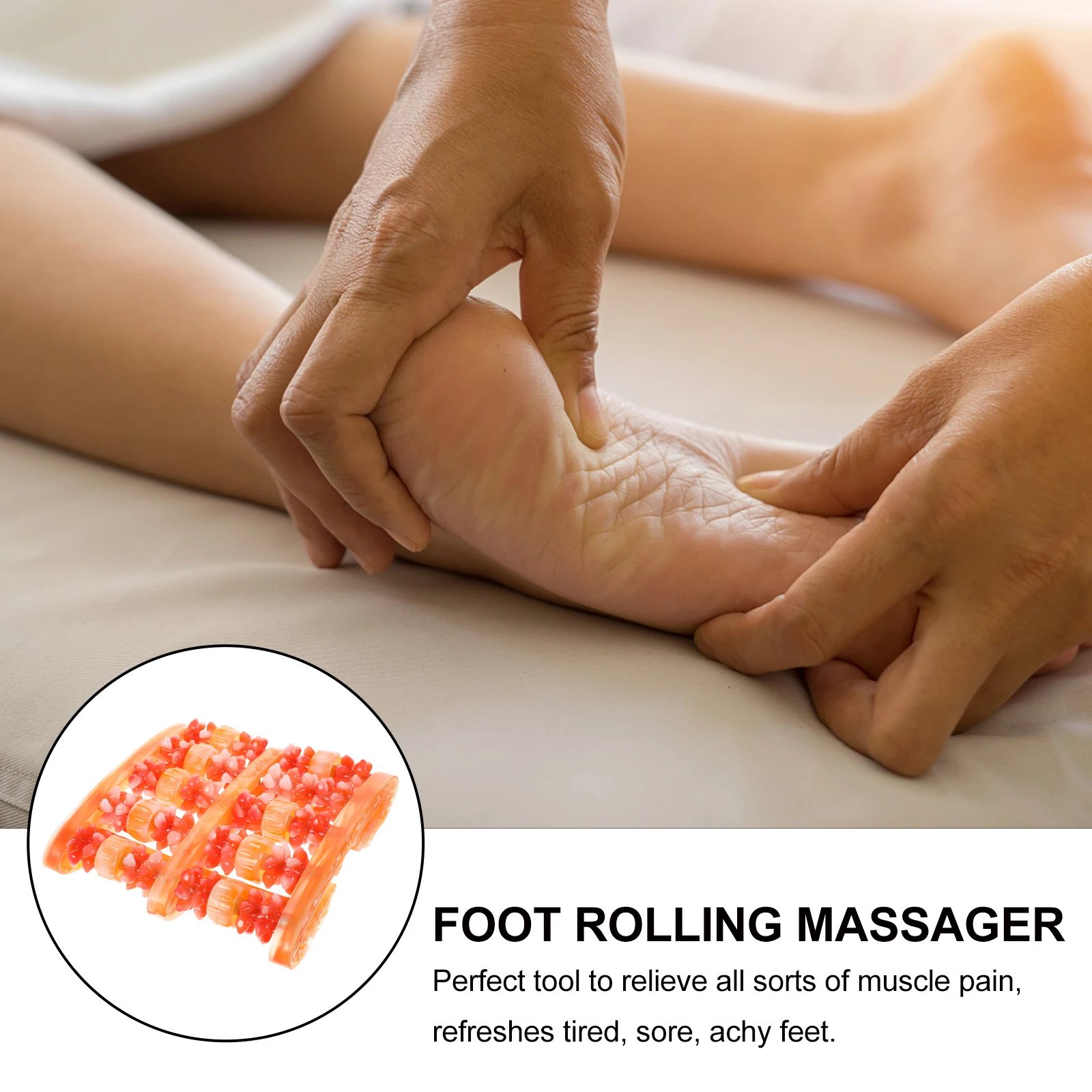 

Electric Foot Massager Roller Acupressure Tool for Plantar Fasciitis Pain Relief Wooden Massage Machine Home Use Legs for All