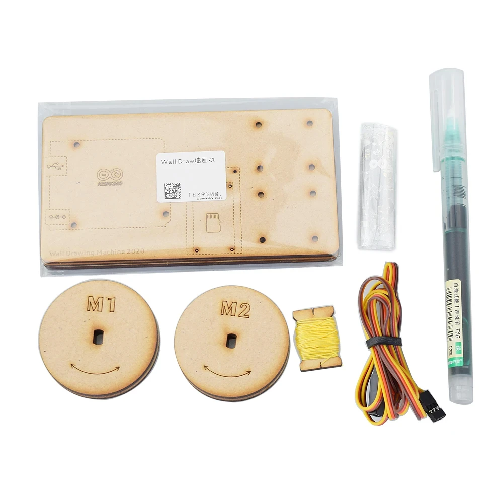 Robô De Pintura De Parede Com Plotter De Cabo, Arduino Robot para Projeto UNO, Polar Graph Stepper Motor, Kit DIY Programável