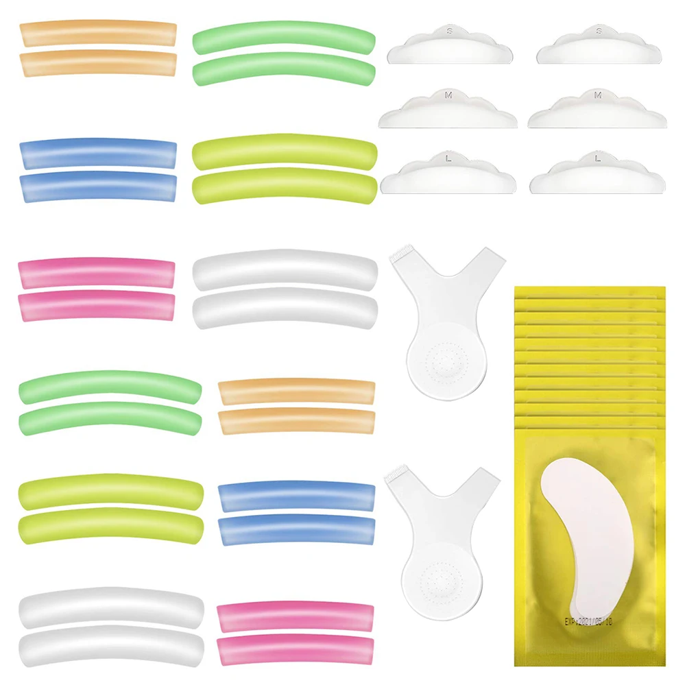 

Curling Gasket Silicone Shield Plastic Baby Eyelashes Extension Tool Brush Perming Pad Mat Suit Silicone Pad Beauty