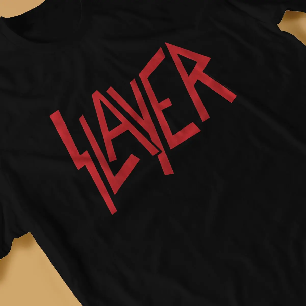 Slayer Newest TShirt for Men Logo Round Neck Pure Cotton T Shirt Distinctive Birthday Gifts Tops