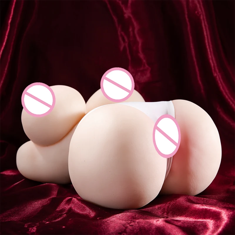 3D Realistic Half Doll Sex Toys for Men TPE Masturbators Dual Channel Sex Doll Real Vagina and Real Anus Sex Toys For Man