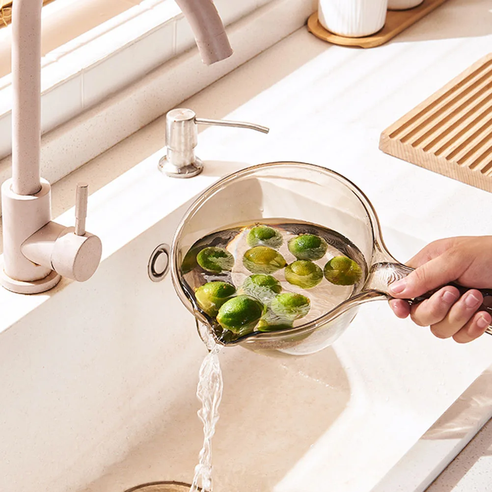 

3Pcs Thickened Water Scoop Acrylic Bath Ladle Kids Spoon Home Kitchen Gadgets Storage Bathroom Long H Practical Tool