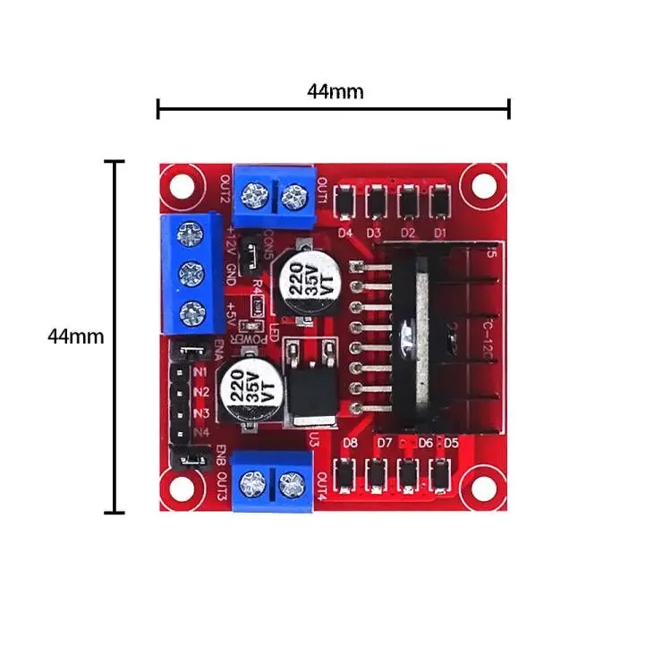 L298N Module Motor Driver Controller Board For Arduino Dual H Bridge L298 DC Stepper Motor Smart Car Robot High Power