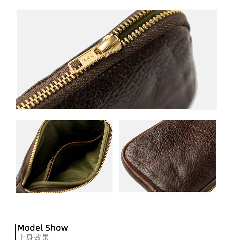 PNDME simple vintage vegetable tanned cowhide men's women's long wallet designer handmade genuine leather phone wallet