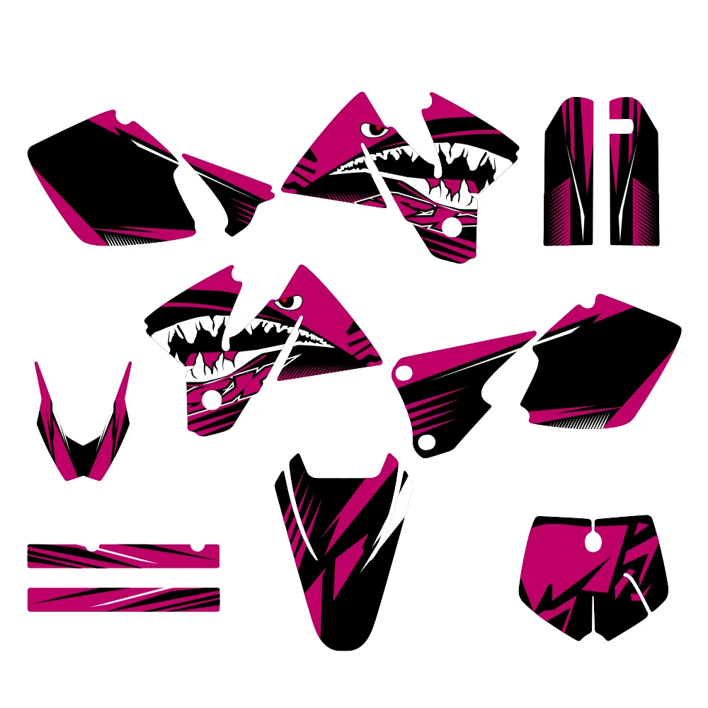 Off-Road Motorcycle Background Graphic Decals for KTM SX 1998-2000 Waterproof Decals & Decorative Stickers