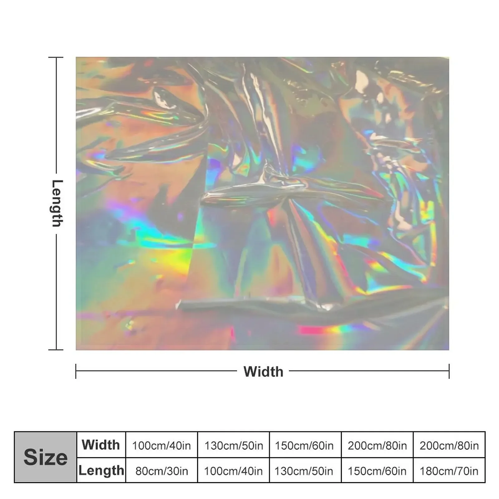 Holographic Whisper Throw Blanket Flannels valentine gift ideas For Sofa Thin Blankets