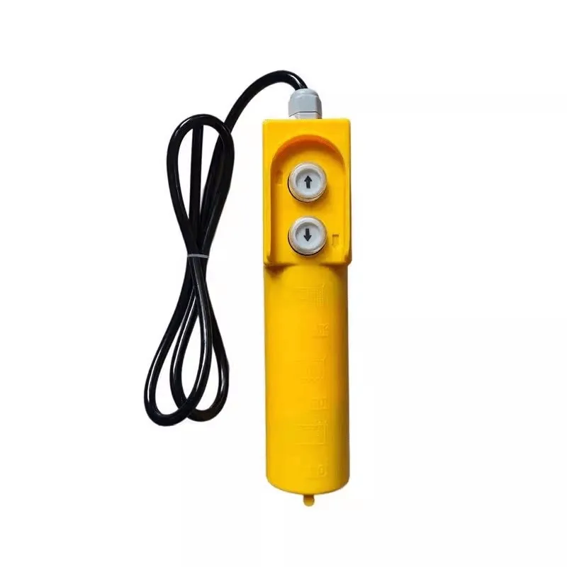 Electric hoist hoist crane switch single-phase 220v switch miniature button upper and lower handle controller