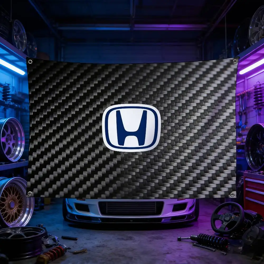 

Декоративный флаг для мотоцикла HONDA, водонепроницаемый, устойчивый к выцветанию, полиэстеровый, для использования в помещении и на открытом воздухе, подвесной флаг