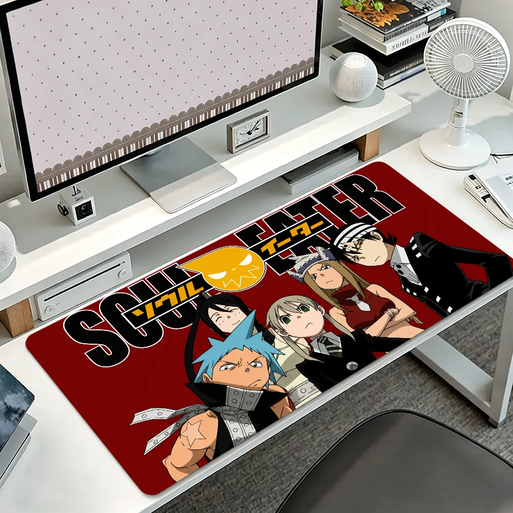Soul E-Eater Anime Mouse Pad Non-slip Thickened MousePad Student Gaming Cushion Large Writing Lockedge Office