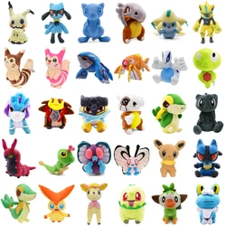 Pokemon Mimikyu Riolu Mew Cubone Plush Toy Kawaii Furret Lugia Eevee Zeraora Caterpie Butterfree Stuffed Peluche Doll