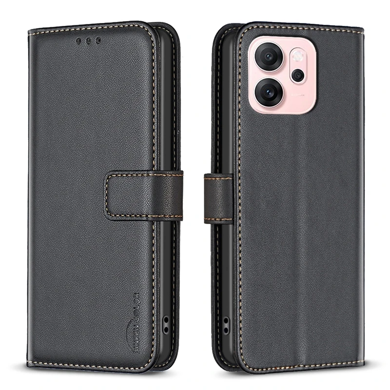 For Oppo Reno 14F Case on For Reno14 F Cover Flip Wallet Stand Phone Cases for Fundas OPPO Reno14F 14F CPH2743 Book Cover Coque