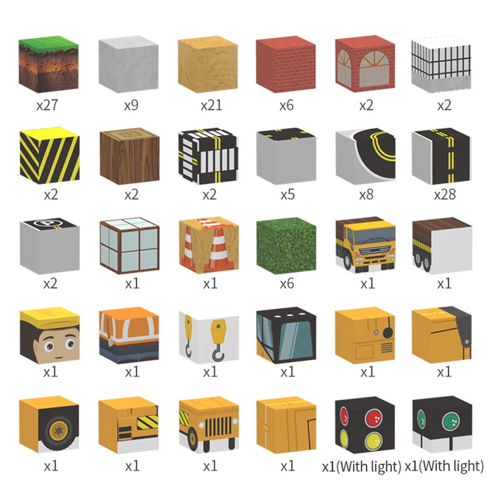 Ensemble de 138 blocs magnétiques, jouets de Construction pour enfants, modèles d'ingénierie de Construction pour garçons et filles, Cubes sensoriels STEM Montessori, cadeaux