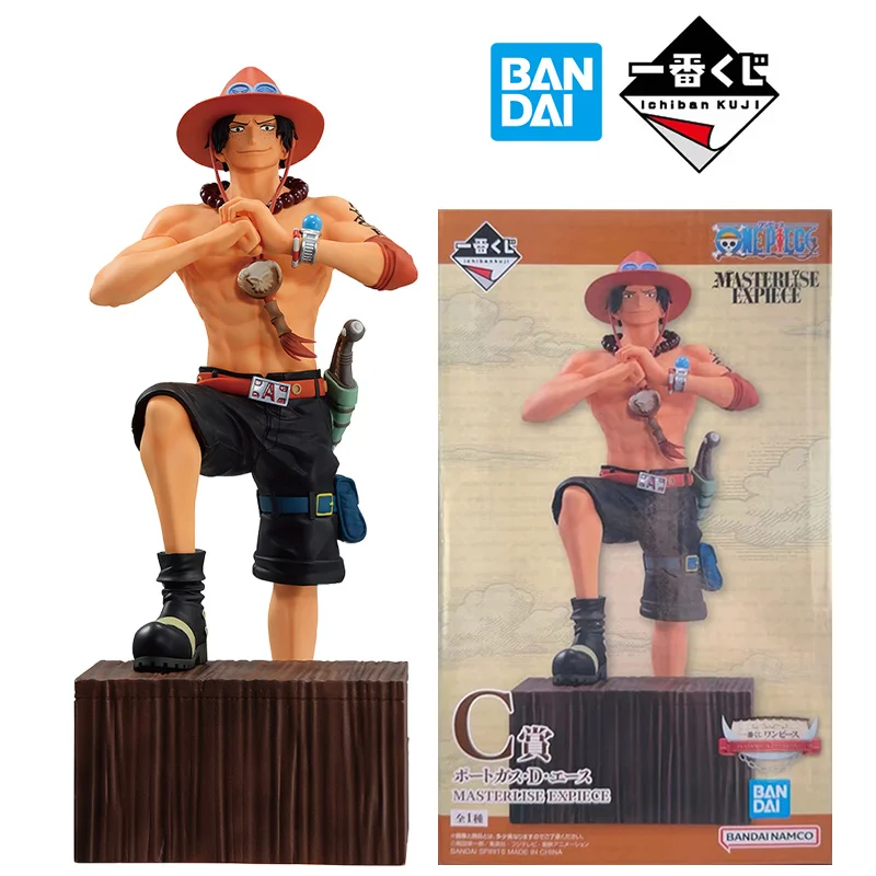 

Bandai Ichibankuji One Piece Whitebeard Pirates C Portgas D Ace Masterlise Expiece 19Cm Original Anime Figure Model Toy Gift