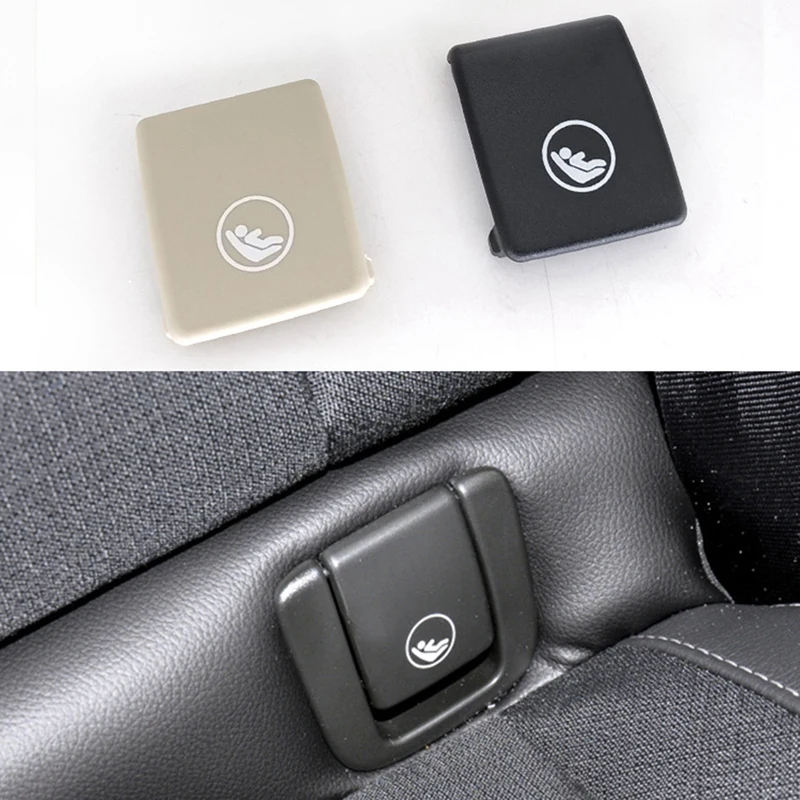 Car Rear Seat Hook ISOFIX Cover Child Restraint for Volvo V60 V90 XC40 XC60 S60 S90 Car Rear Seat Hook Black