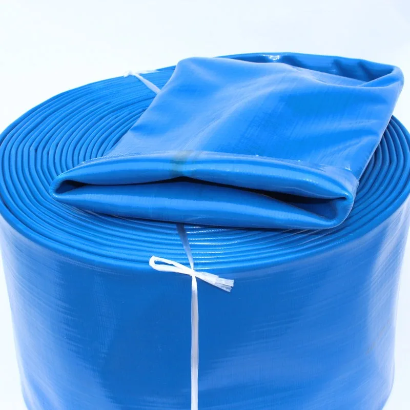 6 inch 12 inch 20 inch PVC plastic-coated hose agricultural irrigation hose large diameter high pressure thickened