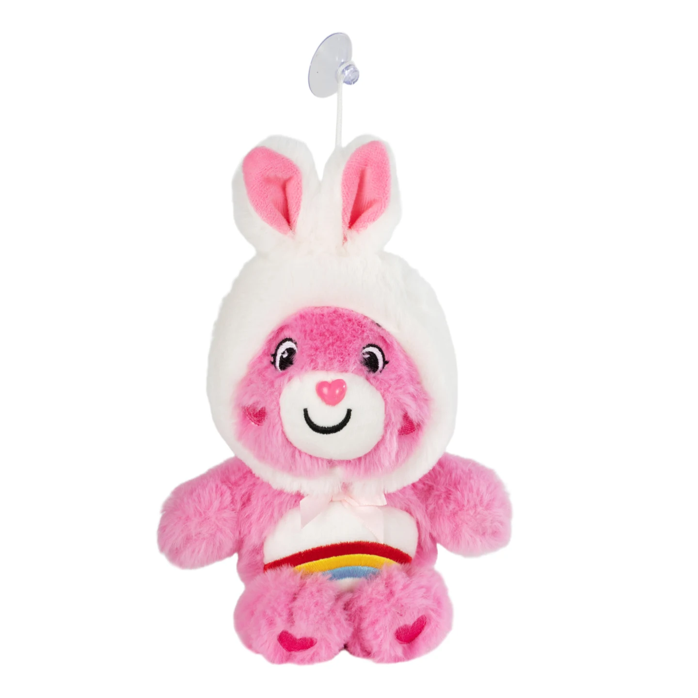 Original Care Bears 22cm Saugnapf-Plüsch-Anhänger Glänzender Liebesbär Cartoon-Puppe Heim- und Bürodekoration Geburtstags- und Feiertagsgeschenk für Mädchen – Detail 8