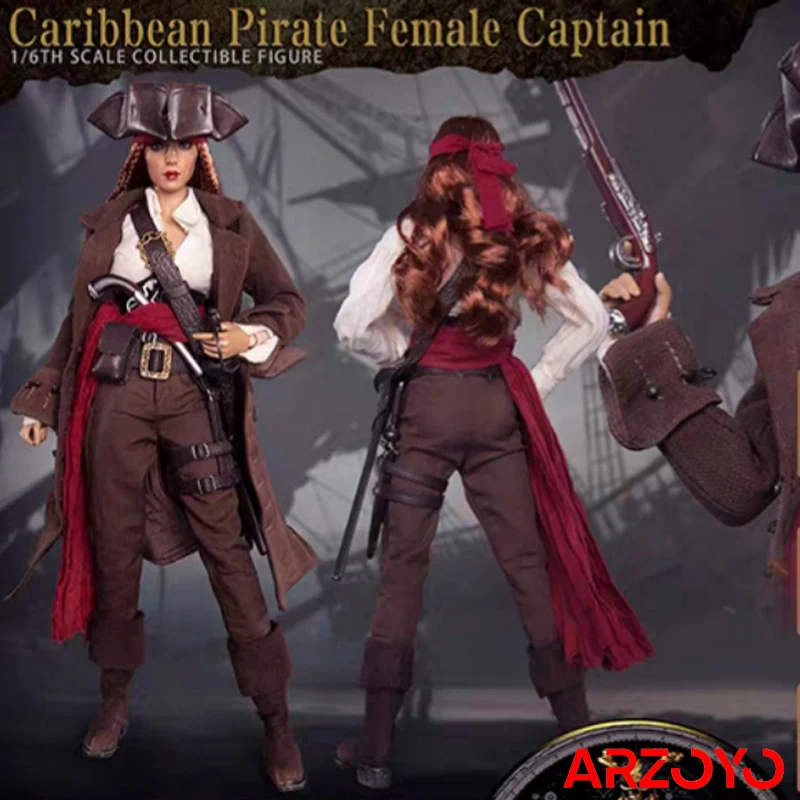 BBK BBK017 1/6 Pirate Female Captain Sophia Action Figure 12-inch Soldier Action Figurine Full Set Collectible Model